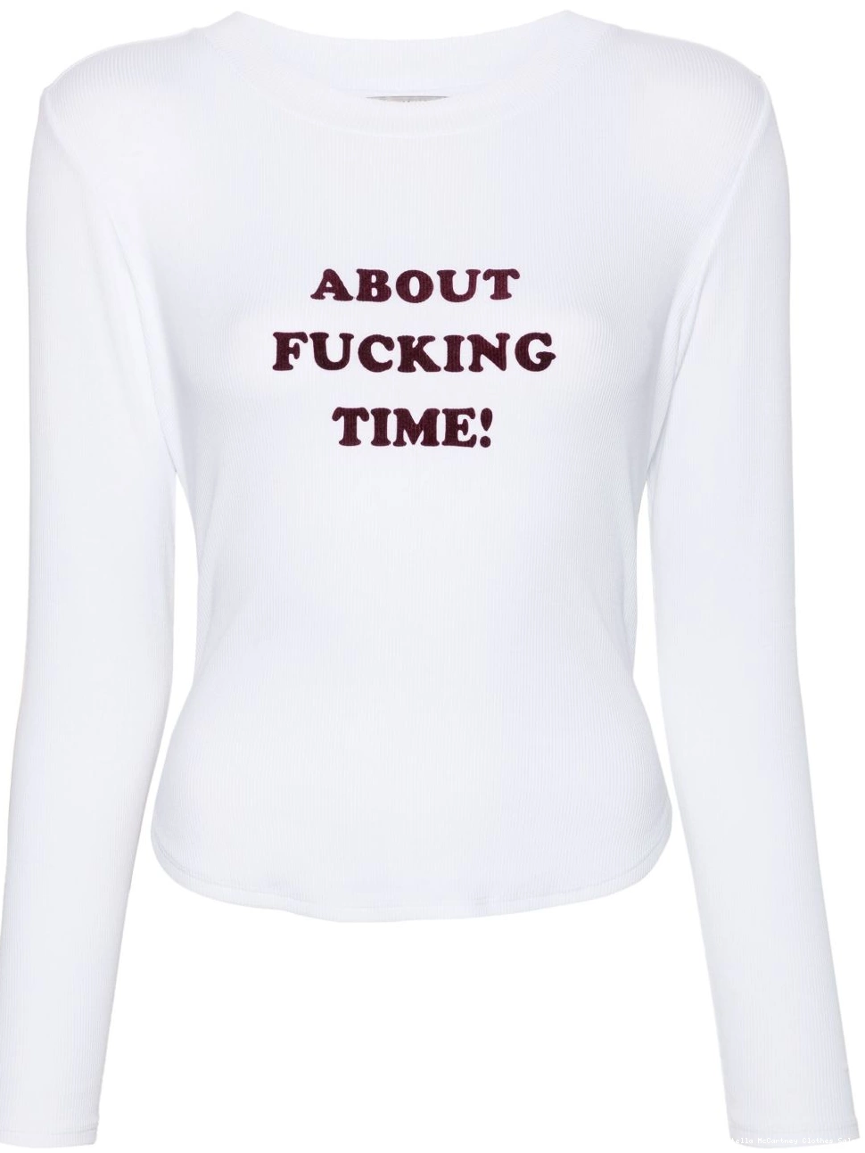Cheap Stella slogan-print T-shirt McCartney Women 0809